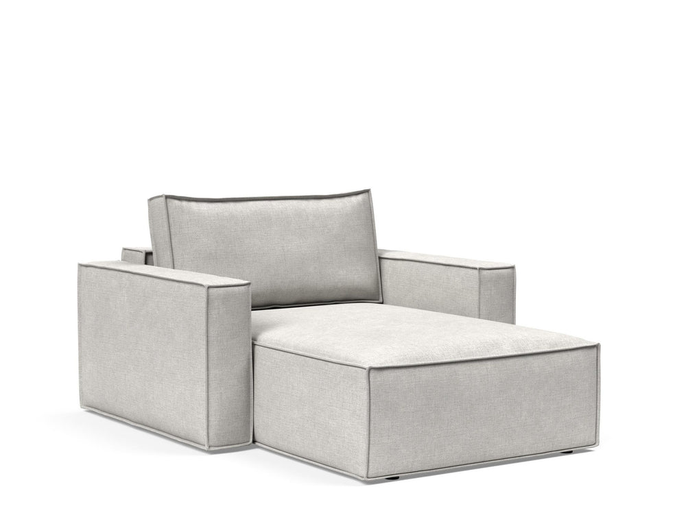 NEWILLA LOUNGER CHAIR W/STANDARD ARM RESTS, 39"X61"