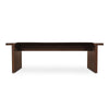 Merritt Dark Brown Teak Outdoor Bench