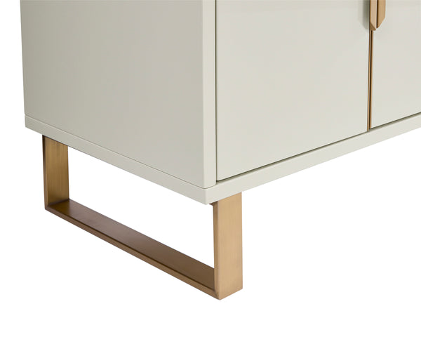 BARNETTE MEDIA CONSOLE AND CABINET