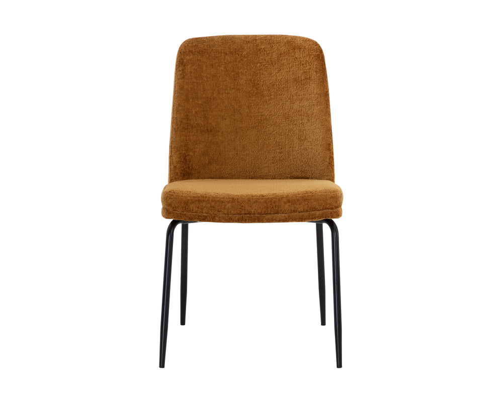 ZEKE DINING CHAIR - BLACK - BERGEN MARMALADE
