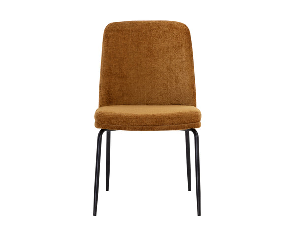 ZEKE DINING CHAIR - BLACK - BERGEN MARMALADE