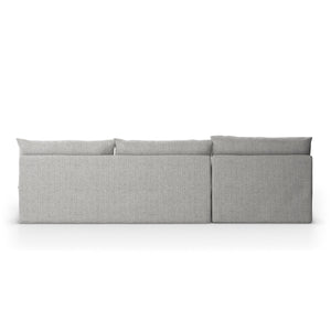 Grant Outdoor 2 Pc Sectional In Faye Ash