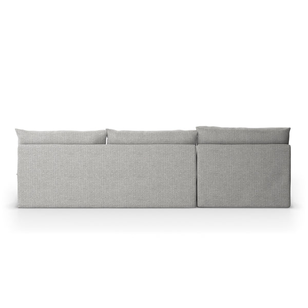 Grant Outdoor 2 Pc Sectional In Faye Ash