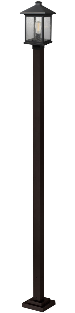 Portland 1 Light Outdoor Post Light in Oil Rubbed Bronze Finish