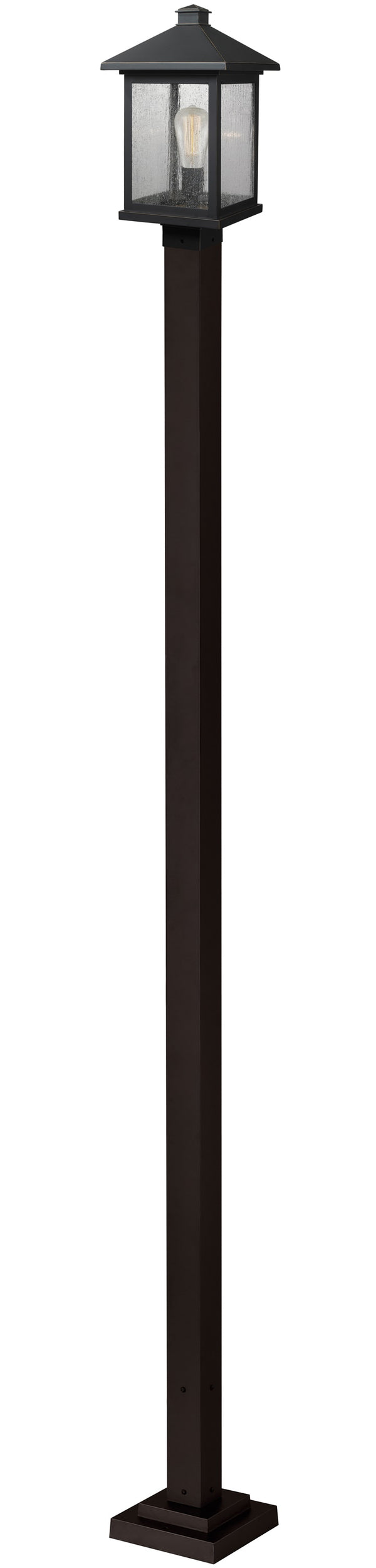 Portland 1 Light Outdoor Post Light in Oil Rubbed Bronze Finish