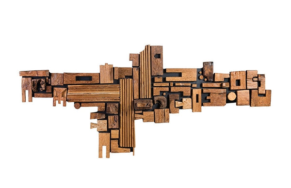 Asken Block Wall Art 53"X118"