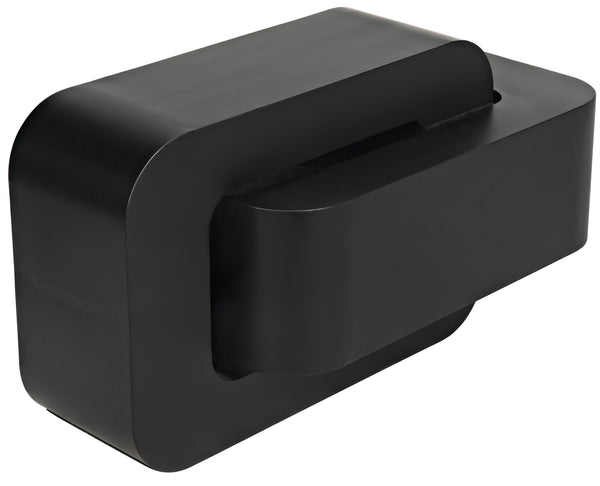 Nodum Accent Table, Black Steel