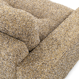 Lucca Upholstered Sofa - Mid-Century Yellow Honey
