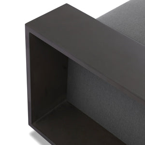 Branford Outdoor Metal Chair - Arashi Graphite