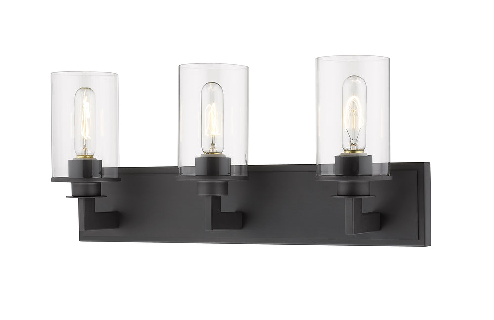 Savannah 3 Light Vanity in Bronze Finish