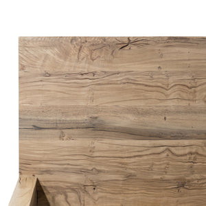 Lia Queen Bed in Natural Reclaimed French Oak