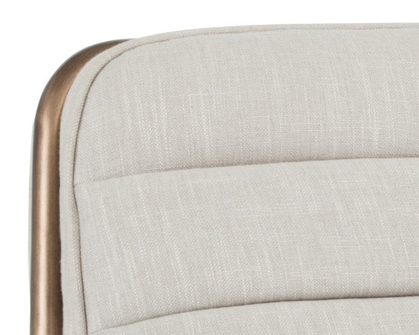 Lincoln Lounge Chair - Beige Linen