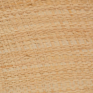 Scalloped 1-Light Pendant, Raffia