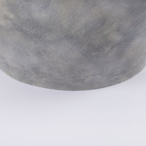 Zuma 27.2L x 18.1W x 24.4H Light Gray Ceramic Floor Vase