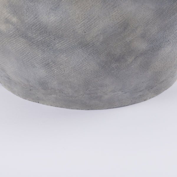 Zuma 27.2L x 18.1W x 24.4H Light Gray Ceramic Floor Vase