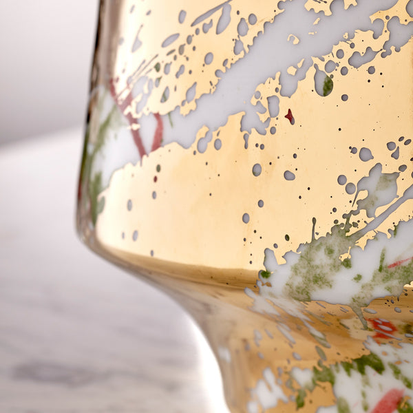 Ardent Splash Container in Multi-color Glaze