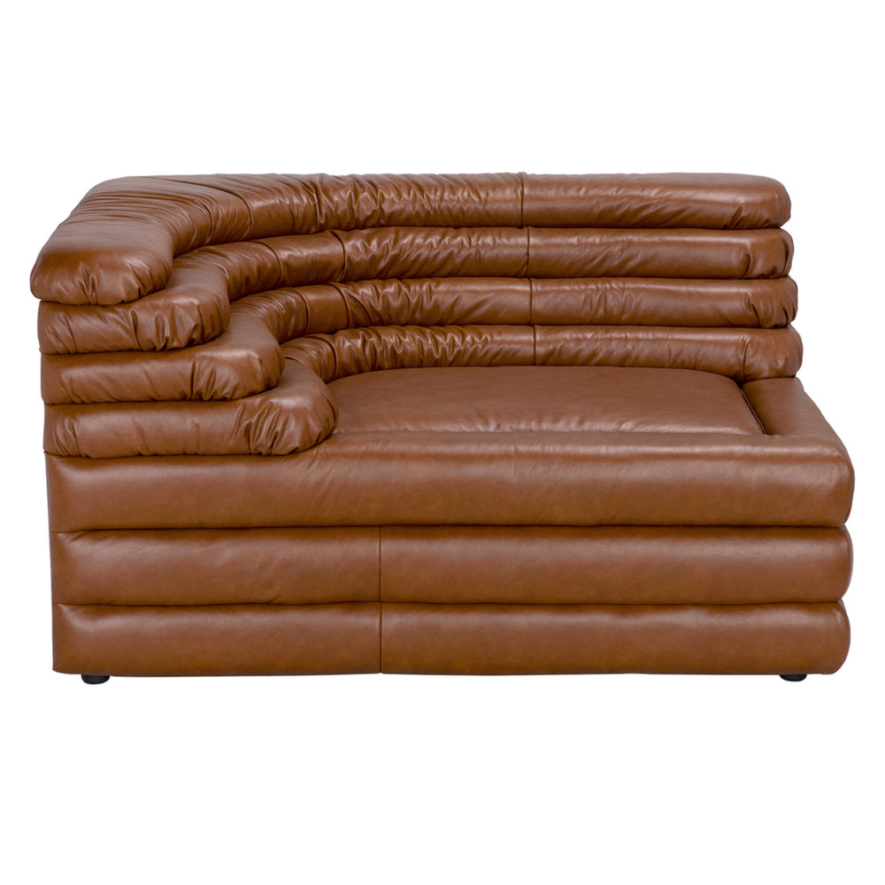 Bandera Sofa, L, Roche Tan Leather