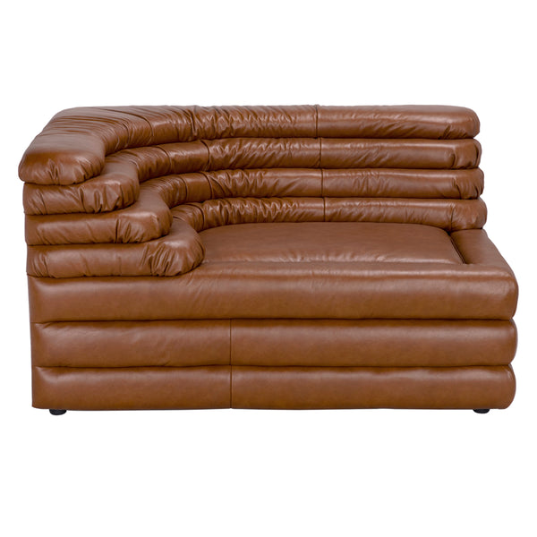 Bandera Sofa, L, Roche Tan Leather