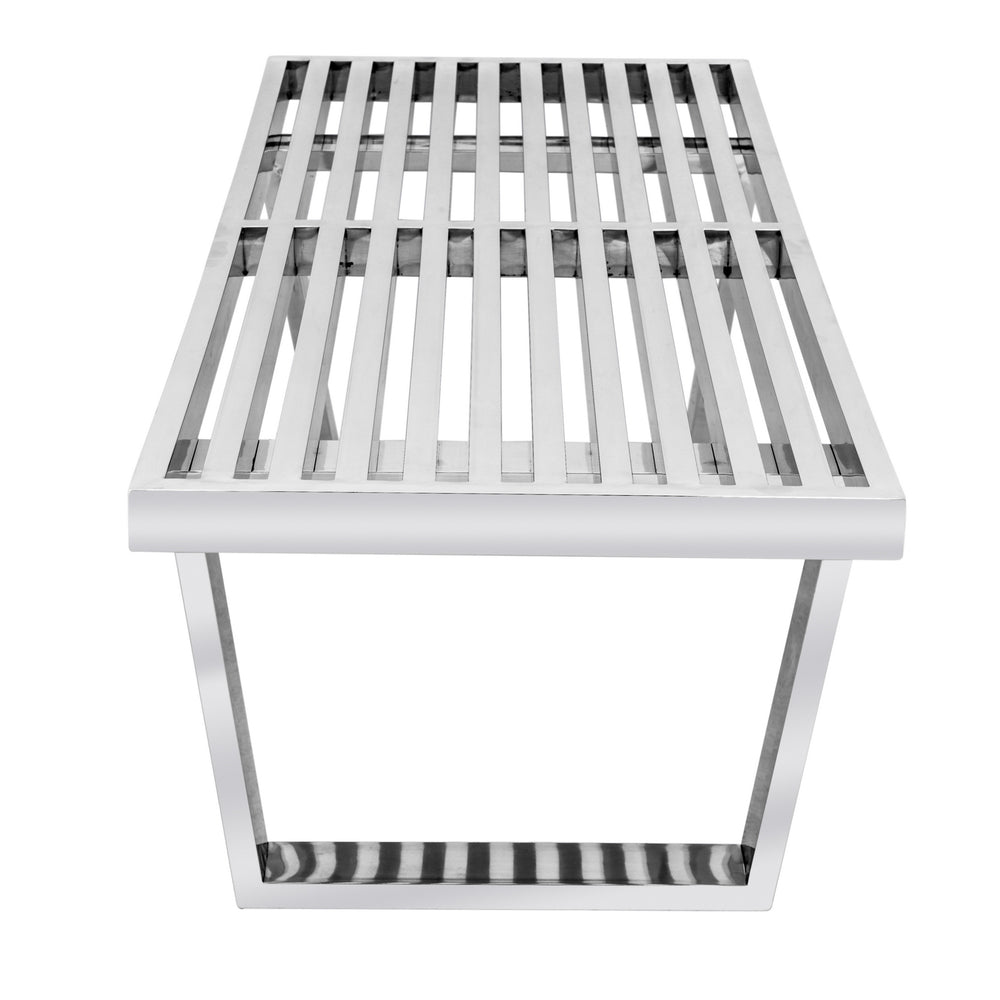 Henry PLATFORM BENCH - 4 FEET - SILVER