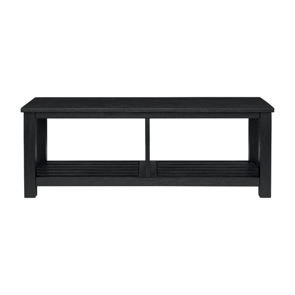 Tiburon KD TV Bench, Alto Black 
