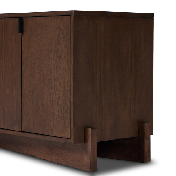 Castillo Media Console In Chestnut Parawood