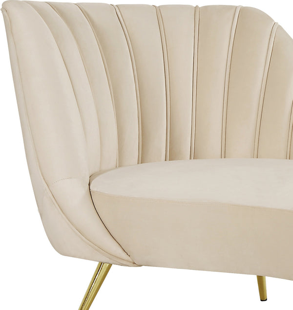 Josefina Chaise In Cream Velvet