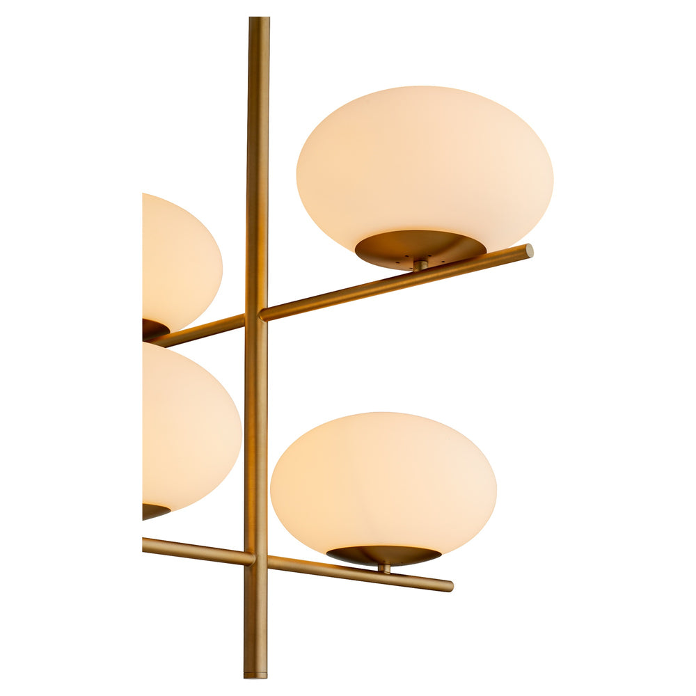 Pod Chandelier | Aged Brass - Small