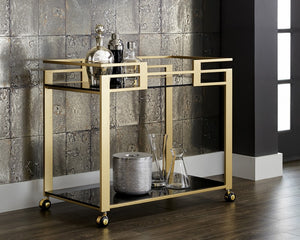 AVONDALE BAR Trolley  - GOLD