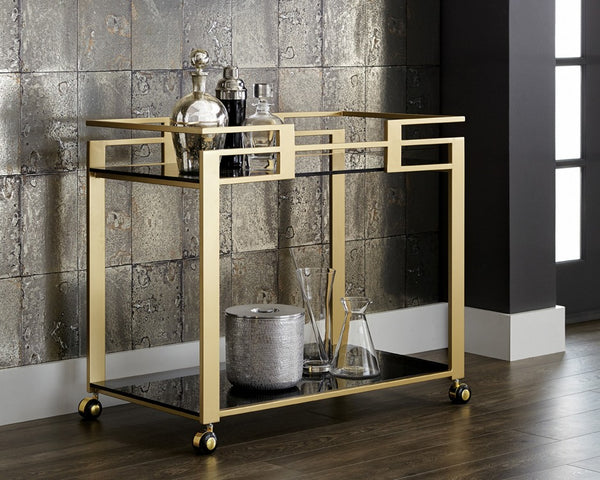 AVONDALE BAR Trolley  - GOLD