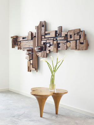 Asken Block Wall Art 53"X118"