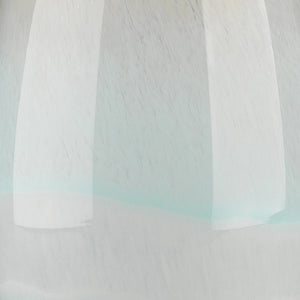 Dewdrop Glass Table Lamp with Linen Shade