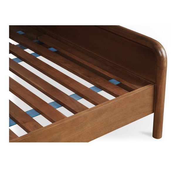 Moe's Rye King Bed in Warm Brown