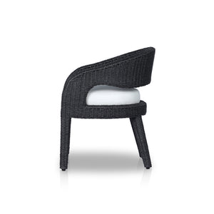 Hawkins Outdoor Dining Chair in Vintage Coal