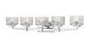 Rubicon 5 Light Vanity in Chrome Finish