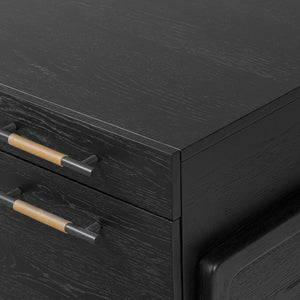 Rosedale Executive Writing Desk In Ebony Oak