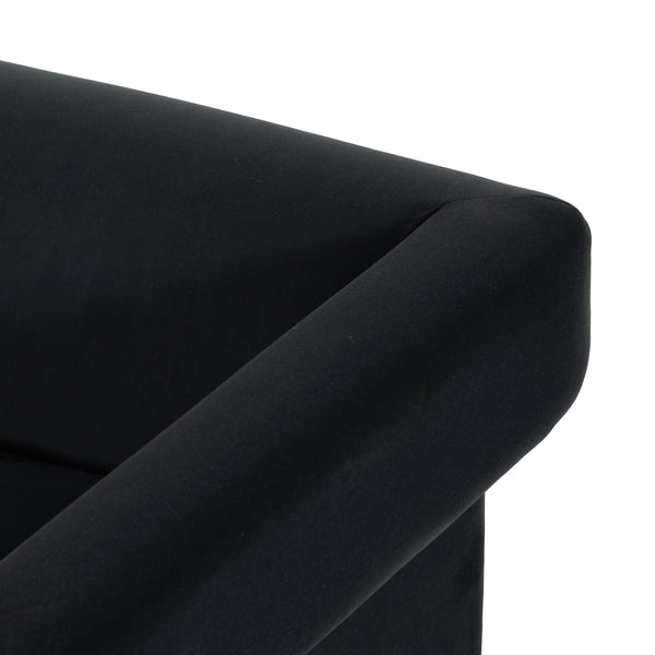 Cairo Chair In Modern Velvet Smoke