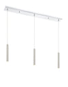 Forest 3 Light Island/Billiard in Chrome Finish