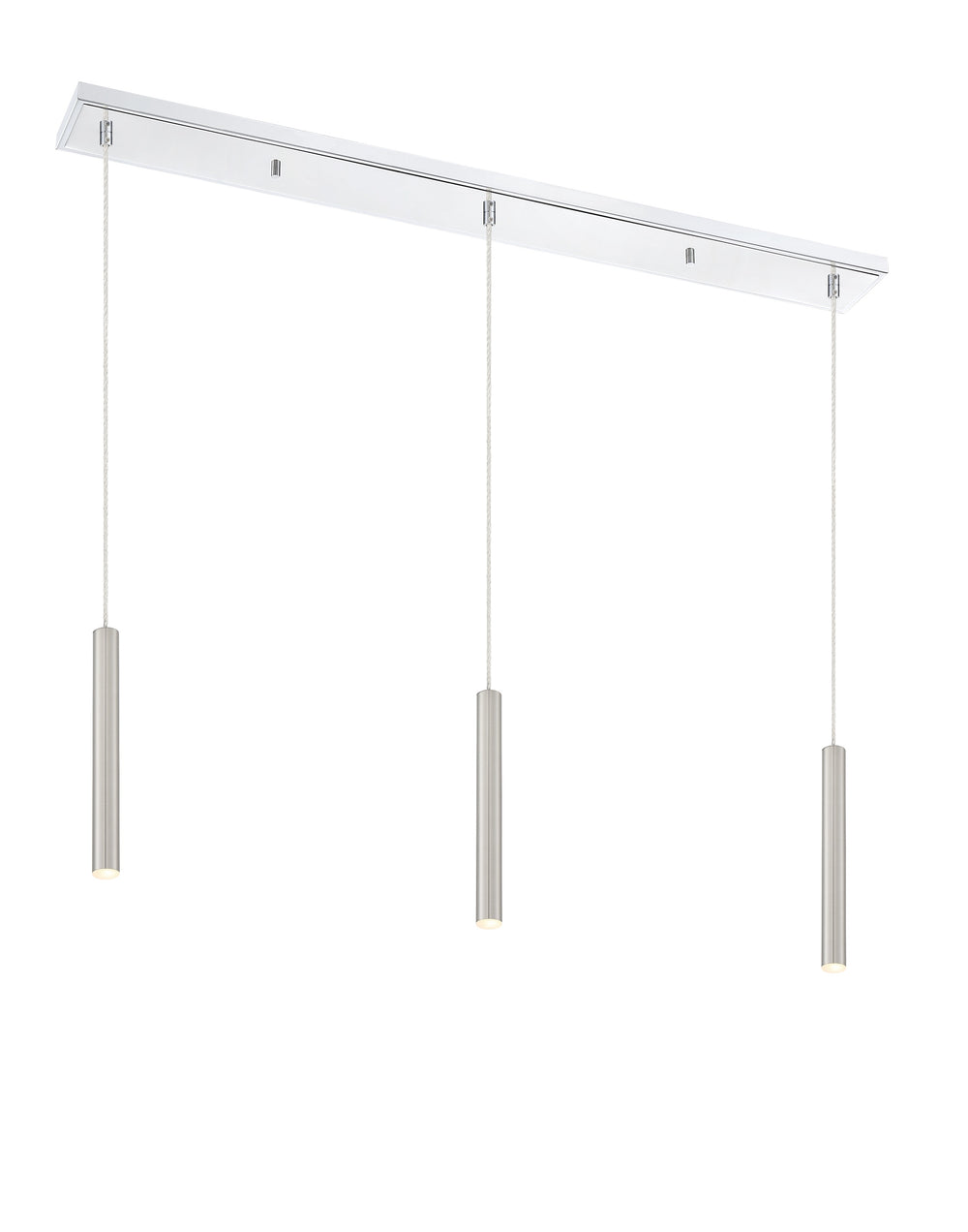 Forest 3 Light Island/Billiard in Chrome Finish
