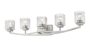 Zaid 5 Light Vanity in Brushed Nickel Finish