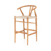 Muestra Bar Stool-Matte Sealed Teak
