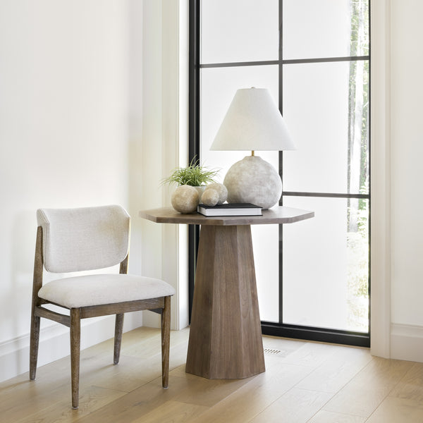 Mehdi Cream Ceramic Table Lamp