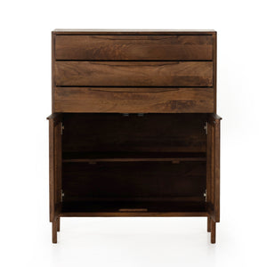 Sydney Tall Dresser In Brown Wash