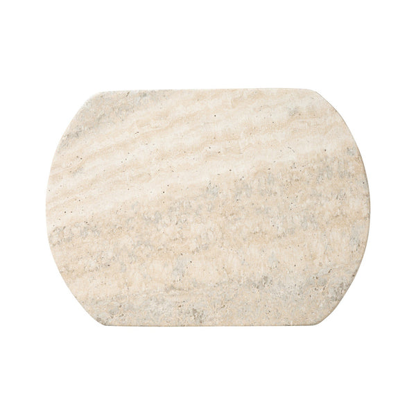 Clementine End Table In Textured Sandy Grey