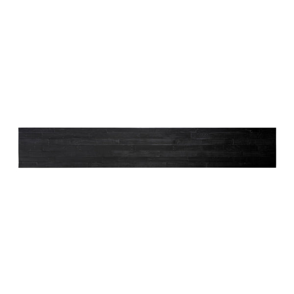 Matthes Large Console Table - Aged Black Pine