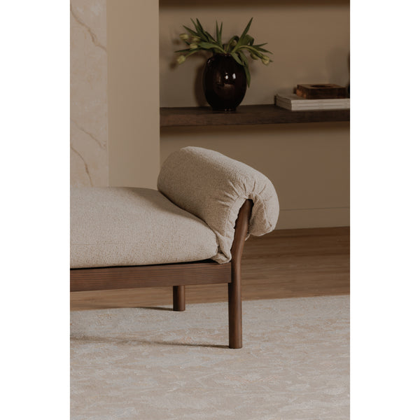 Cardero Daybed with Spindle Detailing in Beige