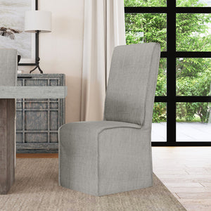 Jordan Upholstered Dining Chair Set of 2 with Slipcovers