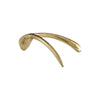 Wishbone Token in Aged Brass