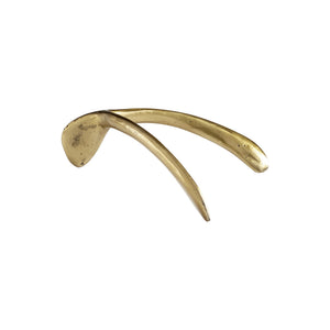 Wishbone Token in Aged Brass
