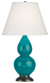Peacock Small Double Gourd Accent Lamp