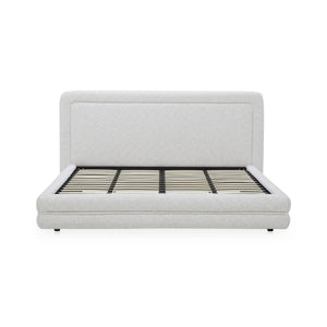 Moe's Tory King Bed in Pebble Upholstery
